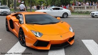 Timatis Lamborghini Aventador w DMC Spoiler  Driving in Monaco  1080p HD [upl. by Haymo]