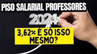 💰PISO MAGISTÉRIO 2024 Valor definido🤑 É SÓ ISSO MESMO🤔 [upl. by Reivazx519]