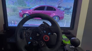 Logitech g29 with driving force g29  Test drive [upl. by Aimahc908]