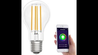 Éclairez votre monde connecté avec l’Ampoule WiFi E27 Filament une luminosité intelligente [upl. by Anyl]