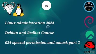 024special permission and umask part 2  Linux Course 2024 [upl. by Cumings]