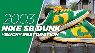 Nike SB quotBuckquot Dunk Restoration [upl. by Wilek510]