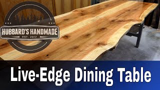 Book Matched LiveEdge Sequoia Dining Table [upl. by Salzhauer]