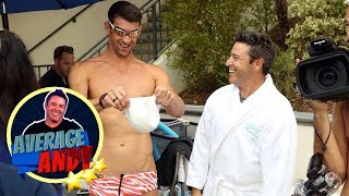 Average Andy with Michael Phelps [upl. by Eerased]