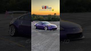 Nissan 350z Purple 😈🤑 350z Stanced Real👍 automobile edit nissan 350z creator gta5 cars [upl. by Don245]