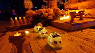 Ofrendas de Día de Muertos en Tequisquiapan Querétaro [upl. by Sirtaeb]