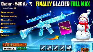 FINALLY M416 GLACIER FULL MAX  UPGRADE M416 GLACIER LEVEL 7  M416 GLACIER MAX OUT  M4 GLACIER [upl. by Ardried262]