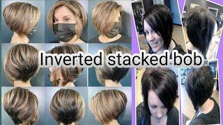 Stacked Inverted bob haircut new ideas for girls in summer 2024Trendyafashion ZouhairBahaoui [upl. by Saxe129]