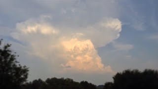 Cumulonimbus du 02 juillet 2015  Time Lapse  province de Liège Belgique [upl. by Costa]