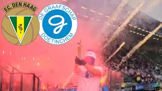 FC DEN HAAG ADO  DE GRAAFSCHAP 🇳🇱 DOETINCHEM ULTRAS FANS PYRO SHOW [upl. by Eninnaj]