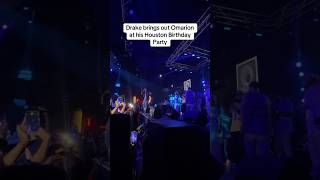 Drake brings out Omarion at his birthday party⚡️ drake omarion rap hiphop rapper [upl. by Elidad]