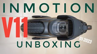 Inmotion V11 unboxing 012023 closeup details firmware versions [upl. by Colwin935]