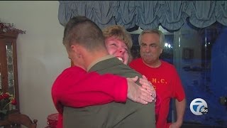 Marine surprises family just in time for Christmas [upl. by Eendys]