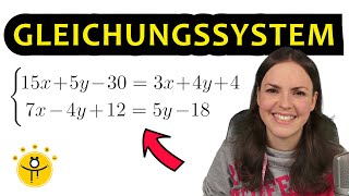 Gleichungssysteme lösen Einsetzungsverfahren – LGS lösen 2 Unbekannte [upl. by Ahar118]