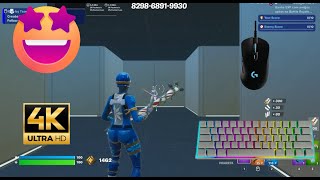 ASMR Chill 🤩 Map Piece Control 1v1 🏆 Satisfying Keyboard Anne Pro 2 Fortnite 240FPS 4K Switch BLUE [upl. by Narej]