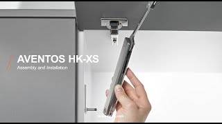 How to Install AVENTOS HKXS in Frameless and Face Frame Cabinets  Blum [upl. by Lubbi]