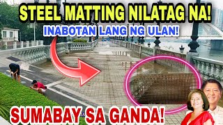 STEEL MATTING NILATAG INABOTAN LANG NG ULAN HALAMAN SUMABAY PA SA GANDA [upl. by Roee]