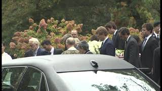 Kennedy family gathers for Ethel Kennedys funeral [upl. by Obeng814]