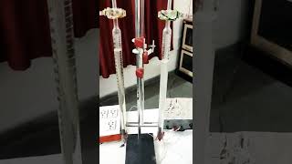 Hoffman Voltameter chemistry science fun experiments science cbse igcse electrolysis [upl. by Ardnuhsor16]