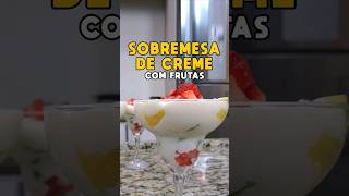 Como Fazer Sobremesa de Creme com Frutas  Tv Receitas [upl. by Grethel941]