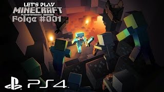 Minecraft 001 Ein Abenteuer beginnt Deutsch HD Let´s Play Minecraft PS4 [upl. by Axela312]