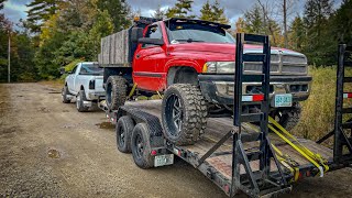 67 Cummins with 2nd gen swap towing pure sound POV [upl. by Schacker]