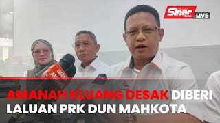 SINAR LIVE Sidang media Ketua Amanah Kawasan Kluang Zuhan Zain berkaitan PRK DUN Mahkota [upl. by Llemert626]