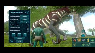 របៀបចាប់សត្វ Chalicotherium ARK survival mobilepart1 [upl. by Neelhtak]