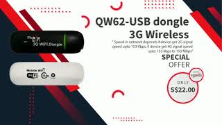 Buy 4G LTE Modem 3G4G USB Modem Access Point in Singapore [upl. by Anerrol402]