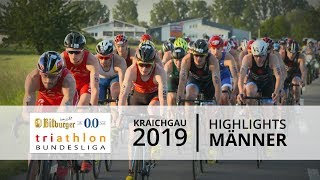 Highlights Männer  Kraichgau  1 Bitburger 00 TriathlonBundesliga 2019 [upl. by Brina]