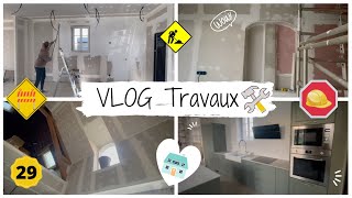 VLOG Travaux 29  La cuisine est posée [upl. by Dannon602]