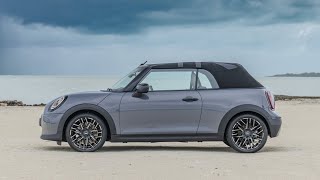 2025 Mini Cooper S Cabrio F67 in Copper Grey metallic  driving [upl. by Carrie]