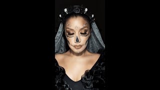 CATRINA EXPRESS Elegante y Fácil 💀 auroramakeup [upl. by Aipmylo]