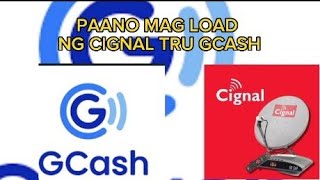 PAANO MAG LOAD NG CIGNAL TRU GCASH 2024 UPDATE  cignal load  gcash [upl. by Nelyahs]