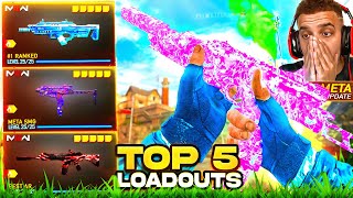 TOP 5 NEW META LOADOUTS in Rebirth Island Warzone Season 4 Best Class Setups [upl. by Kwei]