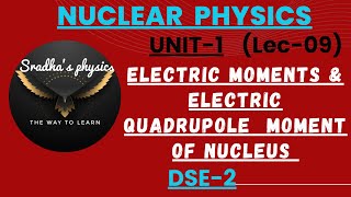 nuclear physics।।electric moments amp electric quadrupole moment of nucleus [upl. by Chadabe968]