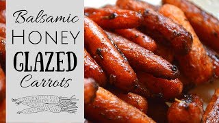 Simple Side Dish I How to make Balsamic honey glazed Carrots sidedish carrots [upl. by Niryt]