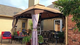 Canopy top replacement for Lowes 10 x 12 Gazebo [upl. by Sherburn721]