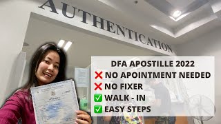 PAANO MAG PA APOSTILLE 2022  WALK IN APOSTILLE  DFA ALABANG ATC  DFA ALABANG APOSTILLE [upl. by Jacintha479]