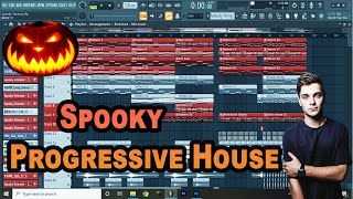 Spooky Progressive House Tutorial With Flp  3 years Special Video [upl. by Ayotal]