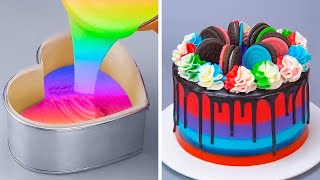 Top Fantastic Rainbow Cake Decorating Recipes For All the Rainbow Cake Lovers  Perfect Cake Ideas [upl. by Ahserkal]