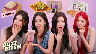 ITZY Tries The Hailey Bieber Smoothie Trader Joe’s amp More  Buzz Bites [upl. by Elawalo]