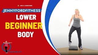 Quick Step Aerobics  Lower Body Burn  Workout Video  Cardio Fat Burning  Beginner Step Training [upl. by Ahsillek395]