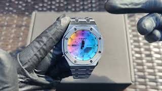 Limited Edition G Shock Sun Reflect Series Casioak Mod  Casio G Shock GA2100 Review [upl. by Ahsekim]