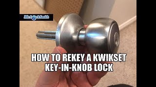 How to Disassemble a Defiant Deadbolt to Rekey [upl. by Lartnom]