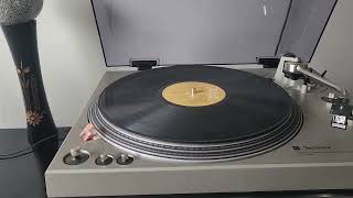 vintage technics sl1300 turntable record player its not the 1200 its 100 better with pioneer amp [upl. by Arocahs]