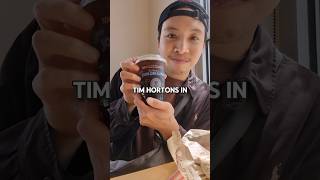 I Tried The Cold Brew From Tim Hortons In Calgary Alberta [upl. by Rimma]