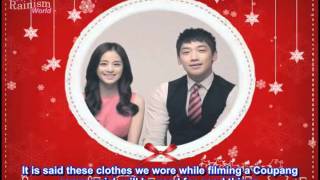 Rain  111216 Rain amp Kim Tae Hee Caupang CF message Eng Sub [upl. by Sacksen]