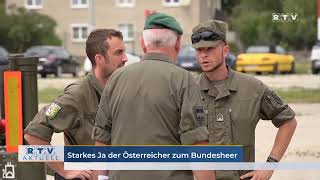 Starkes Ja der Österreicher zum Bundesheer [upl. by Aitekram]