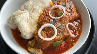 GHANA FANTE FANTE RECIPE FISHERMAN STEW [upl. by Ora]